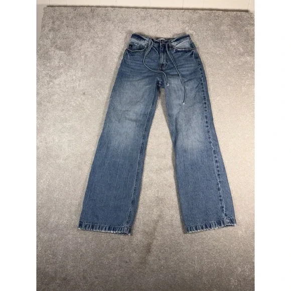 kancan wide leg drawstring jeans 3/25 - Picture 1 of 9
